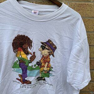 Vintage 90s Bob Marley T Shirt XL